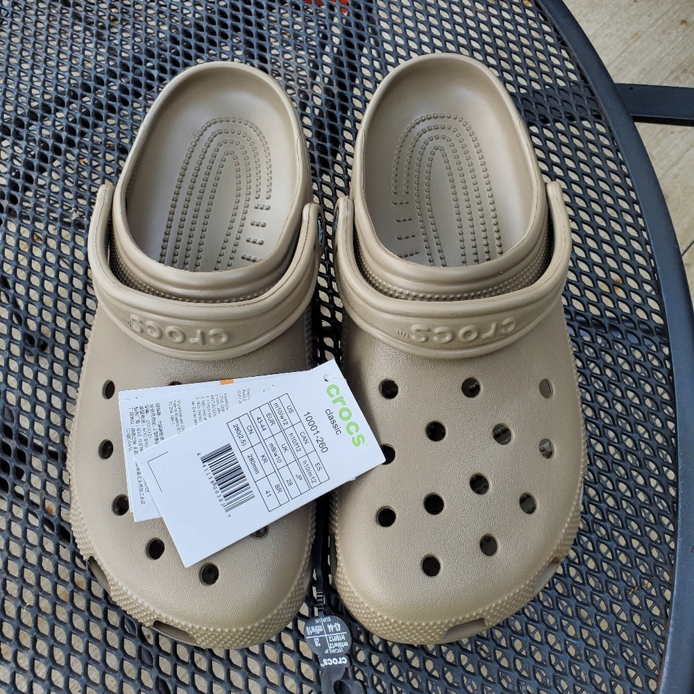 Khaki Crocs